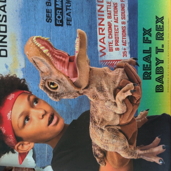 Jurassic Park x Real FX baby T-Rex animatronic dinosaur - Picture 1 of 7